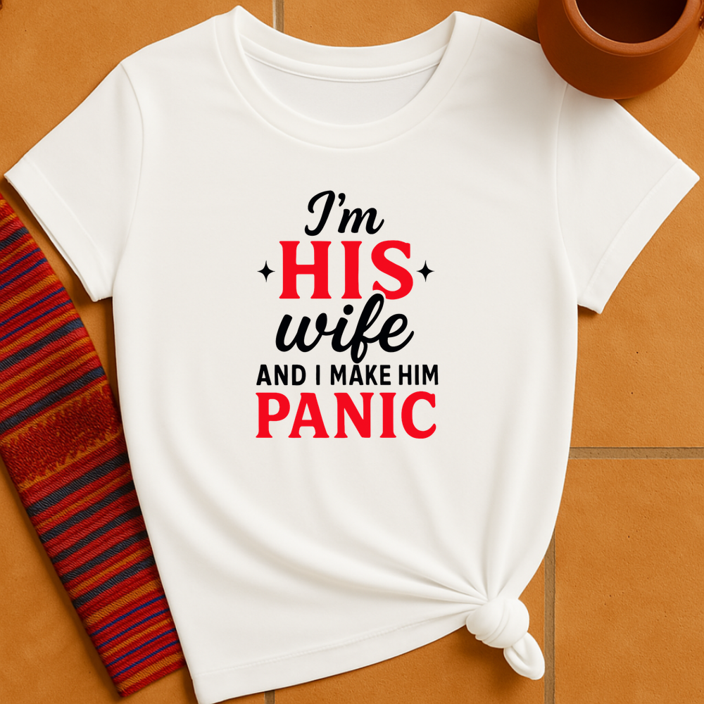 161 His Panic Dark - White