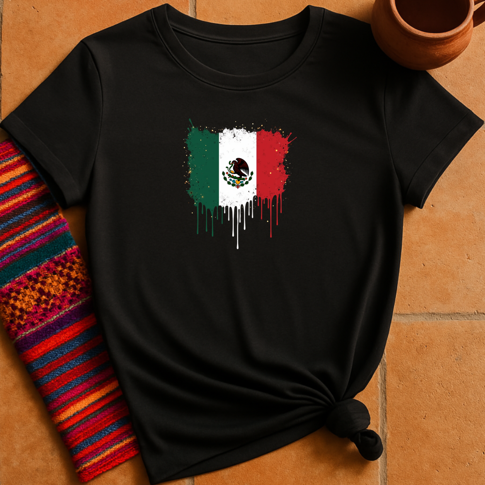 MX Dripping Flag T-Shirt – Latina Threads